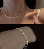 Trending New Fashion Women's Silver Color Necklaces