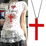 Wood Cross Pendant