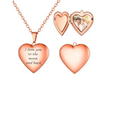 Personalized Picture Necklaces Custom Photo & Text Round