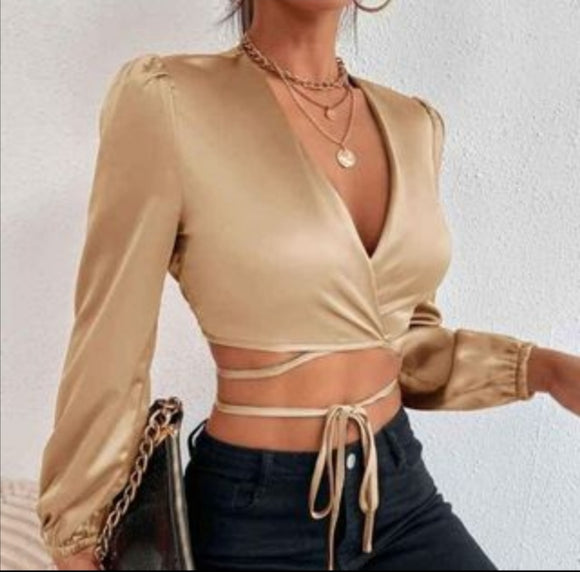 Summer silk top