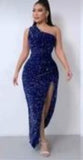 Blink, blink evening dress