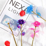 1pcs Artificial Foil Rose Flower