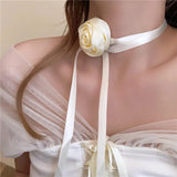 White Lace Necklace