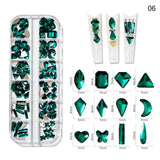 1000pcs Mixed-Size Nail Crystal Manicure Diamond