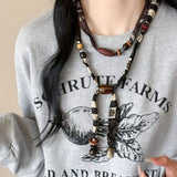 Strip Cloth Chain Necklace