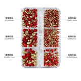 1000pcs Mixed-Size Nail Crystal Manicure Diamond