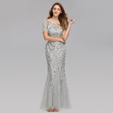 Large size evening dress