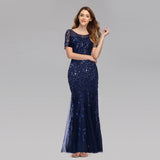 Large size evening dress