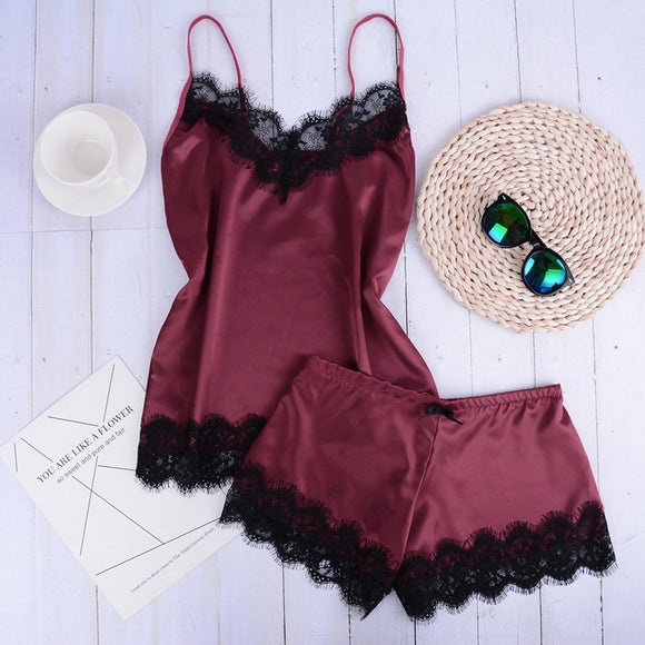 2pcs Lace Sleepwear