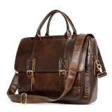 15.6-inch computer handbag leather men's bag