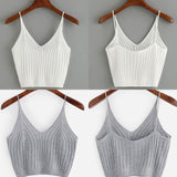 Sexy Strappy Sleeveless Racerback Crop Top