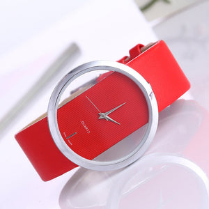 Top Leather Quartz Watch