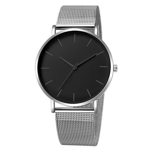 Black Quartz Wristwatch