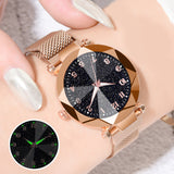 Stainless Steel Illuminate Magnet Watch