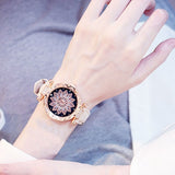 Set Starry Sky Ladies Bracelet Watch