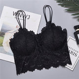 Wireless Lace Bra Top Lingerie Full Cup