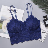 Wireless Lace Bra Top Lingerie Full Cup