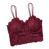 Wireless Lace Bra Top Lingerie Full Cup