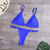 Bikini 2020 New Summer Solid Bikini