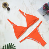 Bikini 2020 New Summer Solid Bikini