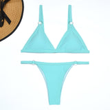 Bikini 2020 New Summer Solid Bikini