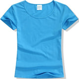 High Quality 15 Color S-2XL Plain T Shirt