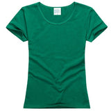 High Quality 15 Color S-2XL Plain T Shirt