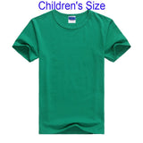 High Quality 15 Color S-2XL Plain T Shirt