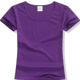 High Quality 15 Color S-2XL Plain T Shirt