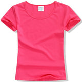 High Quality 15 Color S-2XL Plain T Shirt