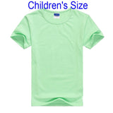 High Quality 15 Color S-2XL Plain T Shirt