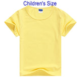 High Quality 15 Color S-2XL Plain T Shirt