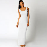 High Stretch Tank Robe Spring Summer Thin Long Dress