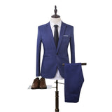 New 2 Pieces Business Blazer+Pants Suit Sets