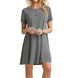 T-Shirt Dress Short Sleeves