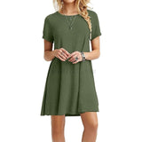 T-Shirt Dress Short Sleeves