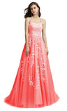 A Line Lace Prom Evening Dresses