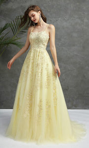 A Line Lace Prom Evening Dresses