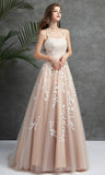 A Line Lace Prom Evening Dresses