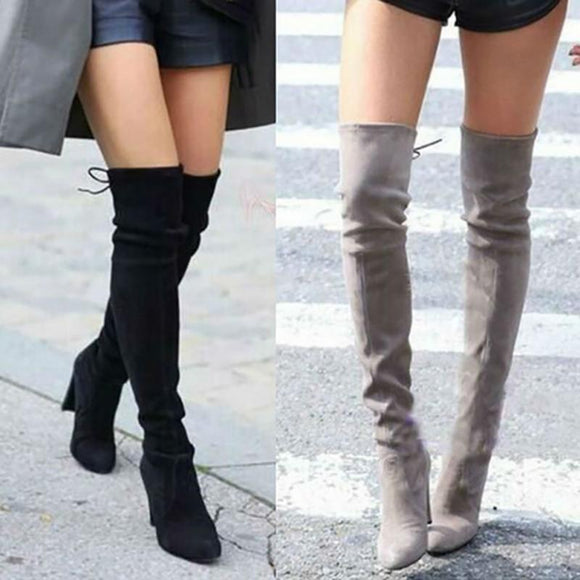 Women Slim Knee-high Boots