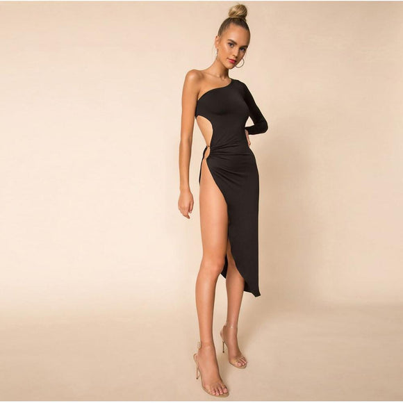 High Split Dress Clubwear