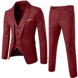 3 Pieces Business Blazer +Vest +Pants