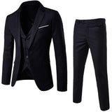 3 Pieces Business Blazer +Vest +Pants