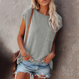 Casual O-neck Loose T Shirt