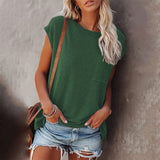 Casual O-neck Loose T Shirt