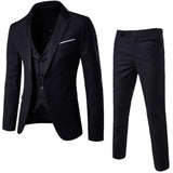 Suits 3Pcs Set (Jacket+Pants+Vest)