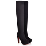 Plus Size Sexy Over The Knee Boot