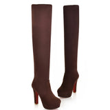 Plus Size Sexy Over The Knee Boot