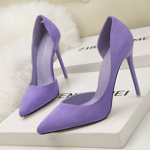 Pumps Suede High Heels