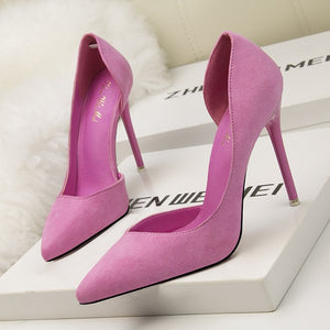 Pumps Suede High Heels